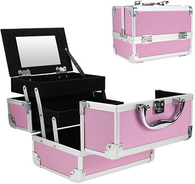 Flyers Toy Portable Makeup Train Case