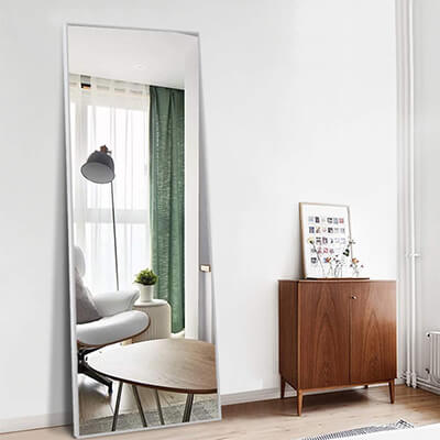 Leafmirror Full Length Standing Floor Dressing Mirror