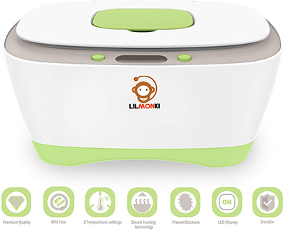 Lilmonki- Wet Wipe Warmer and Dispenser