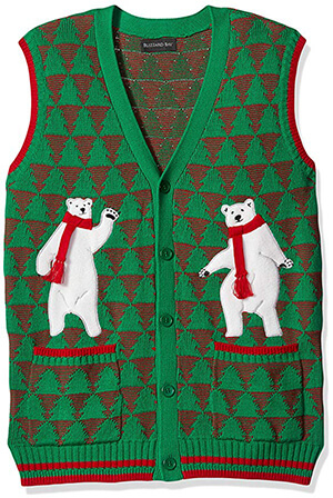 Blizzard Bay Men's Ugly Christmas Sweater Vest