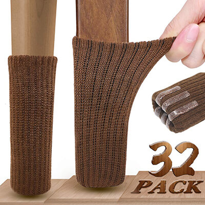 Ravmix 32PCS Knitted Elastic Furniture Socks