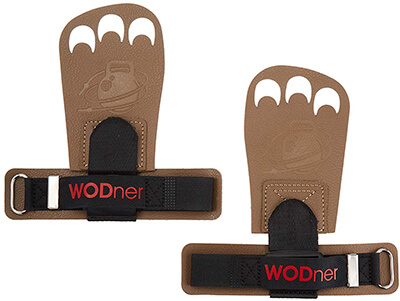 WODner One Size Fits All Handsavers Leather Grips Crossfit Gloves