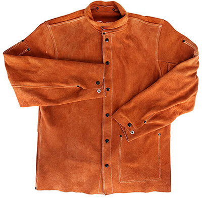 EULANGDE Leather Welding Work Jacket