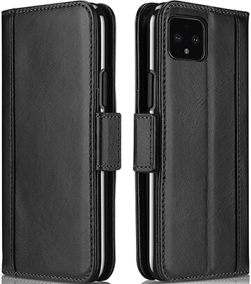 ProCase Google Pixel 4 XL Magnetic Closure Genuine Leather Case