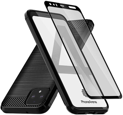 Muokctm Slim Soft Pixel 4 Case Rubber Bumper Case Cover