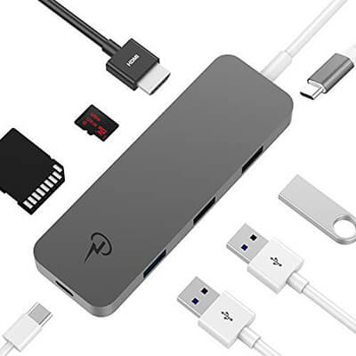 CharJenPro MACBOOK PRO USB C Adapter Hub