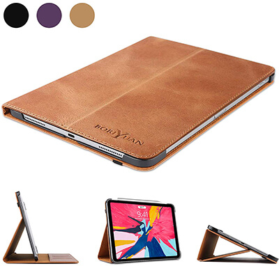 Boriyuan iPad Pro 11 Leather Case