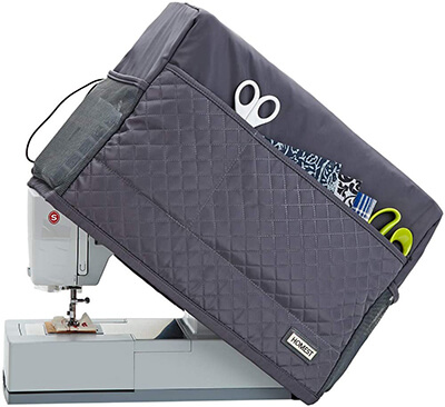 HOMEST Quilted Sewing Machine Dust Cover