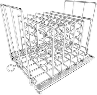 Sous Vide Rack, Stainless Steel Adjustable Collapsible Rack Frame