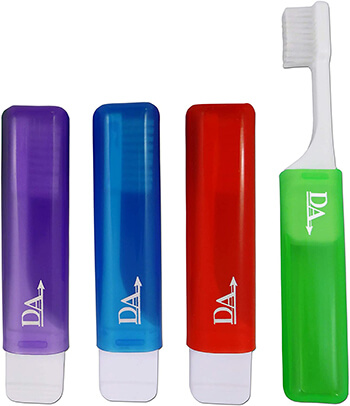 Dental Aesthetics UK 4 X Orthodontic Travel Toothbrush