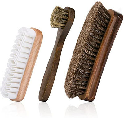 Foloda Shoes Brushes with Horsehair Bristles