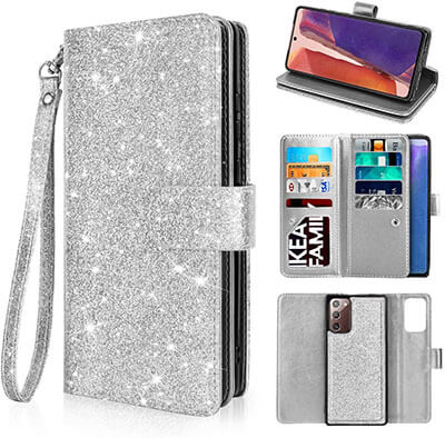 Newseego Compatible Samsung Galaxy Note 20 Leather Case
