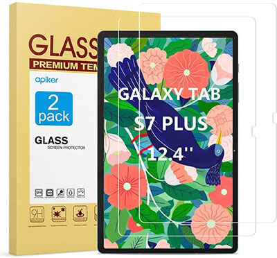 Apiker Galaxy Tab S7 Plus Screen Protector