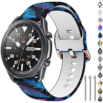 TOOLAIK Floral Samsung Galaxy Watch 3 Band